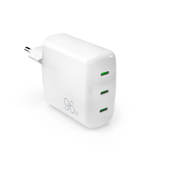 Caricabatterie da parete MiniPro 96W tecnologia GAN: 3 porte USB-C